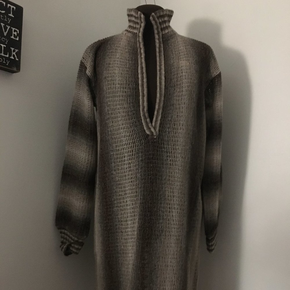 VINTAGE 70'S MISSONI ITALY KNIT HIGH NECK DRESS